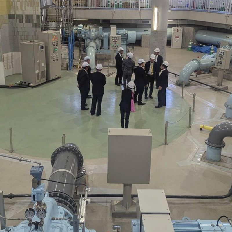 川越市の西部配水場